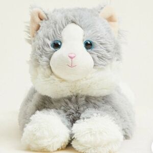 Warmies Laying Down Grey Cat